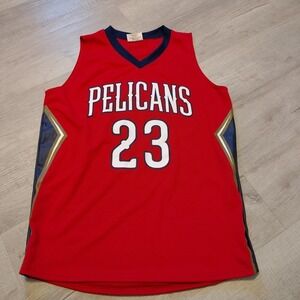 New Orleans Pelicans Anthony Davis Jersey Giveaway Red Match up Medium 23